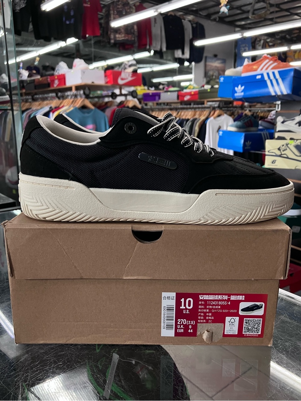 Anta Kai Tribe Black Size 10 - Picture 2 of 9